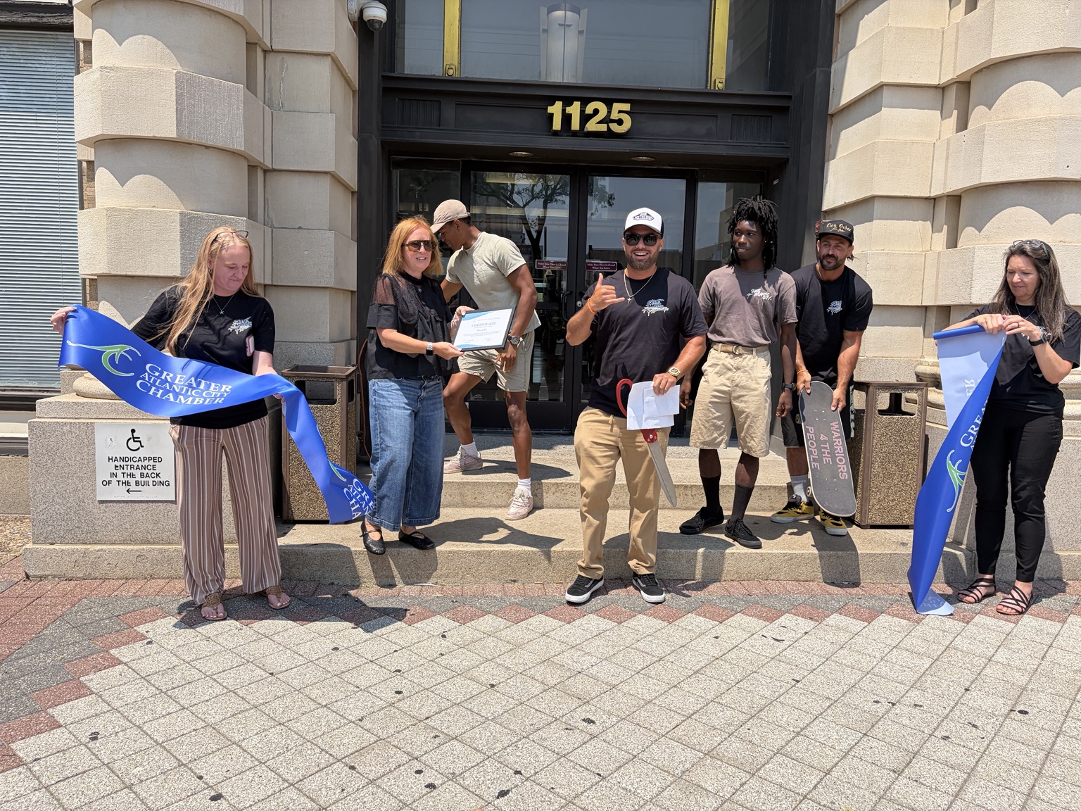 Skate AC headquarters ribbon cutting at 1125 Atlantic Avenue in Atlantic City