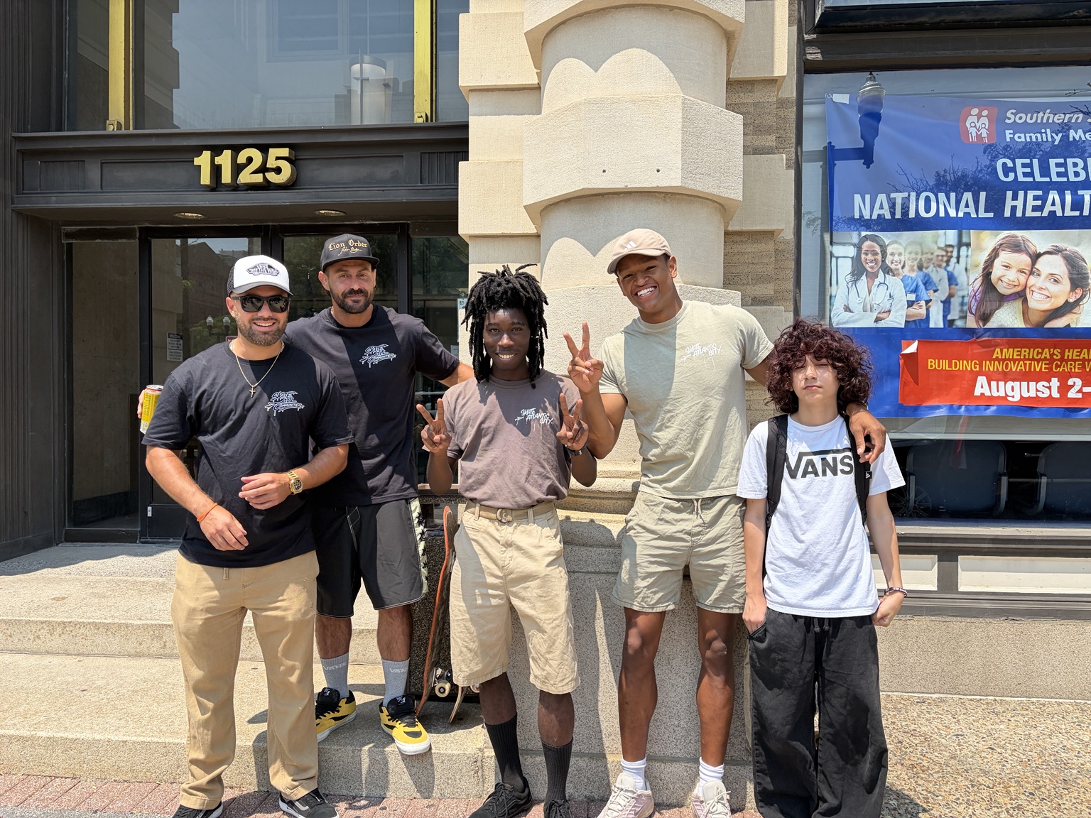 Skate AC headquarters ribbon cutting at 1125 Atlantic Avenue in Atlantic City