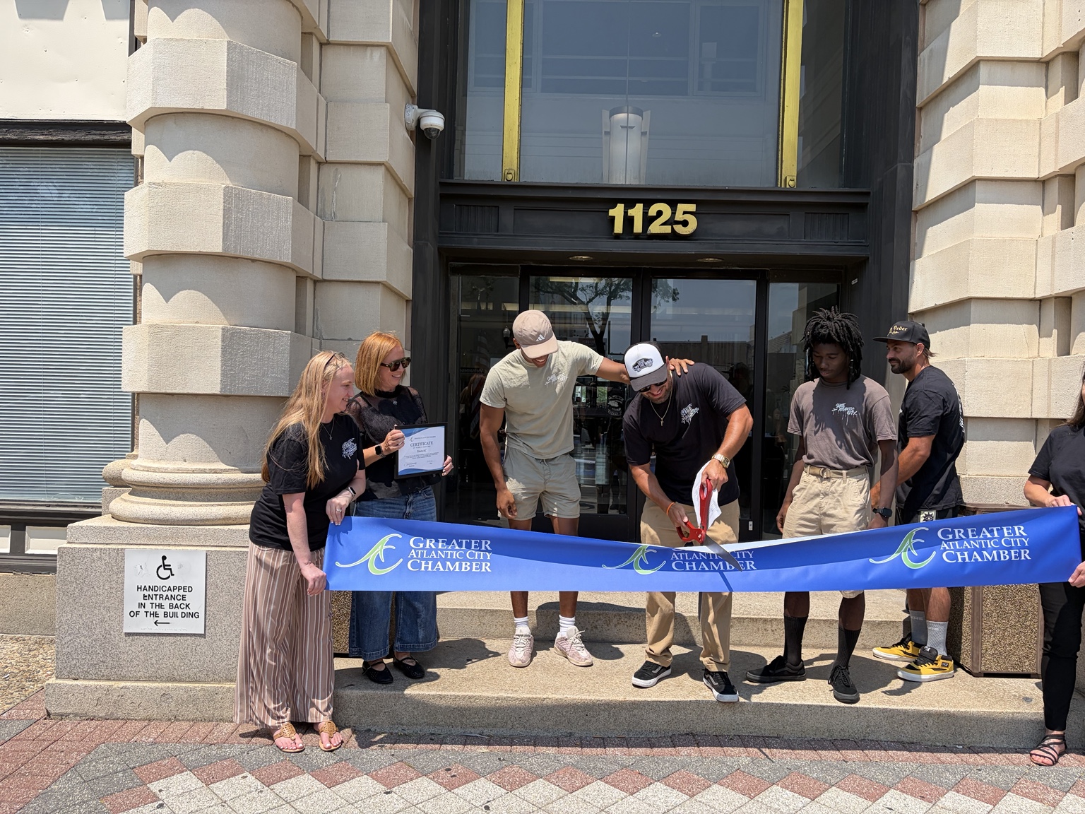Skate AC headquarters ribbon cutting at 1125 Atlantic Avenue in Atlantic City
