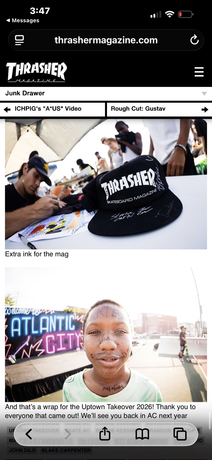 Skateboarders and community members at Skate AC Uptown Takeover 2026 in Atlantic City